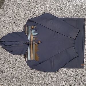Blue Tentree Hoodie Size Medium
